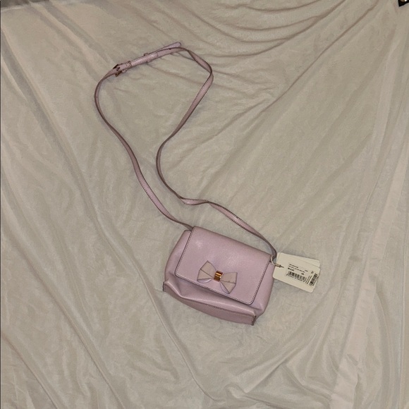 Ted Baker London Handbags - Ted Baker London Lilac Bow Crossbody Bag